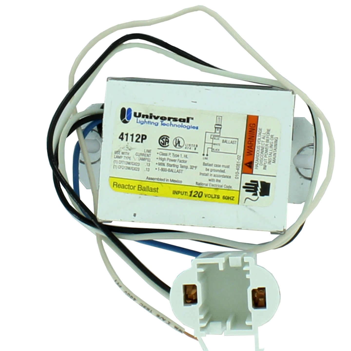 UNIVERSAL TECH 4112P REACTOR BALLAST UNIVERSAL TECH 4112P REACTOR BALLAST